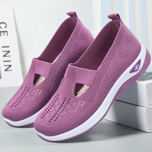 Damen Atmungsaktive Slip-On Sneakers mit elastischem Design Drune