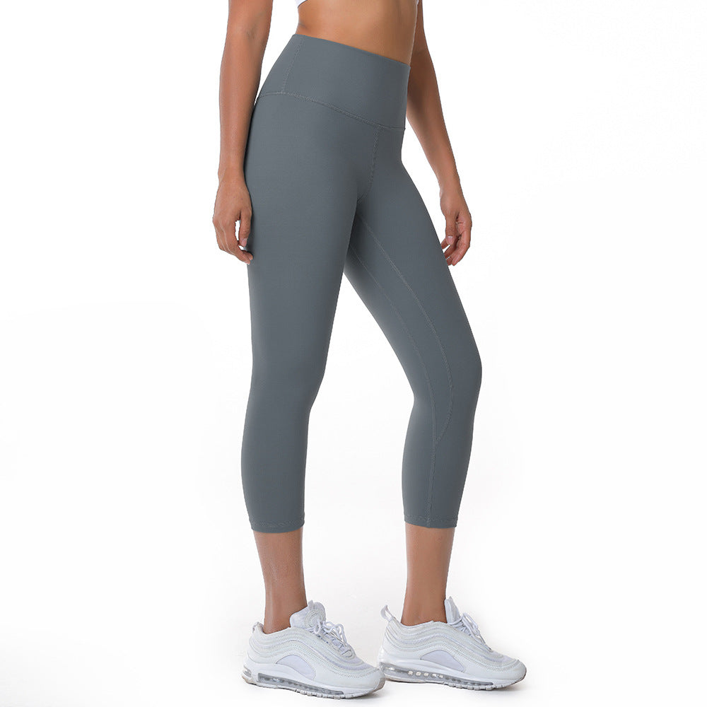 Damen Hochleistungs-Leggings mit hoher Taille und atmungsaktivem Stoff Drune