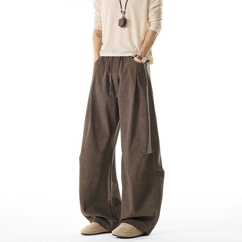 Damen Lässige und weite Stoffhose Drune