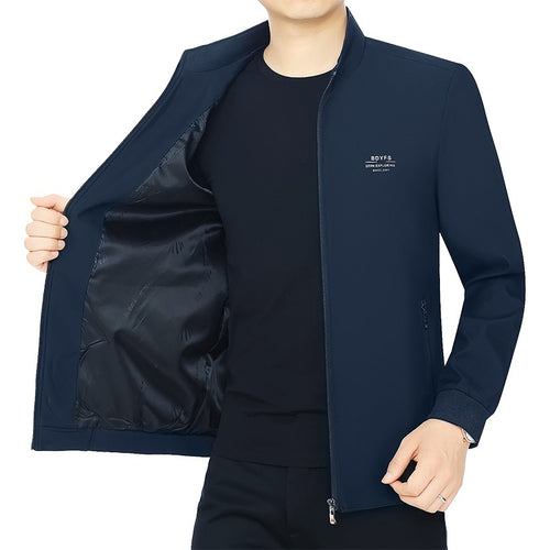 Herren Feldjacke mit Kontrast-Einsätzen und Brust-Reißverschlusstasche Drune