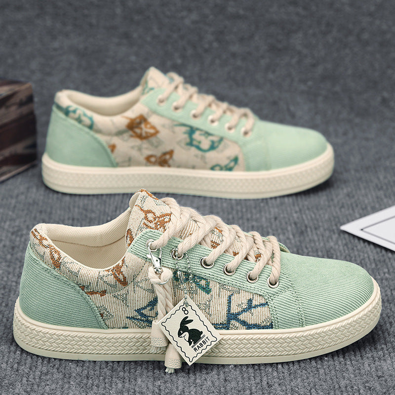 Damen Modische Sneakers mit einzigartigem Textil-Design Drune