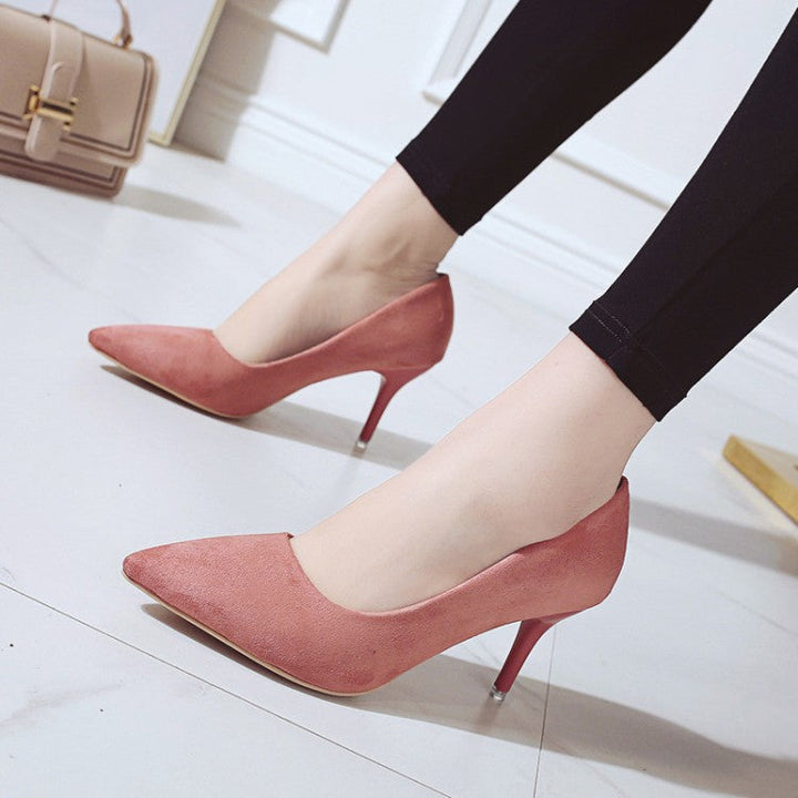Damen nan spitze Court-Pumps mit schlankem Stilettoabsatz und gepolsterter Komfortinnensohle Drune