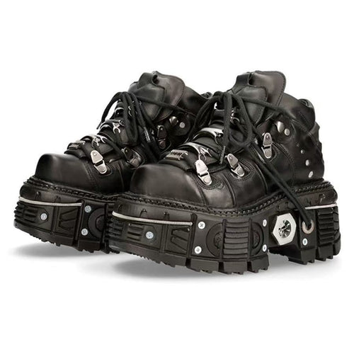 Damen Stabile High-Top Stiefel mit robuster Gummisohle Drune