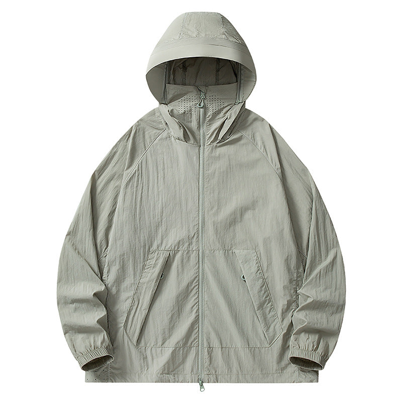 Damen Atmungsaktive und Wasserdichte Outdoor-Jacke Drune