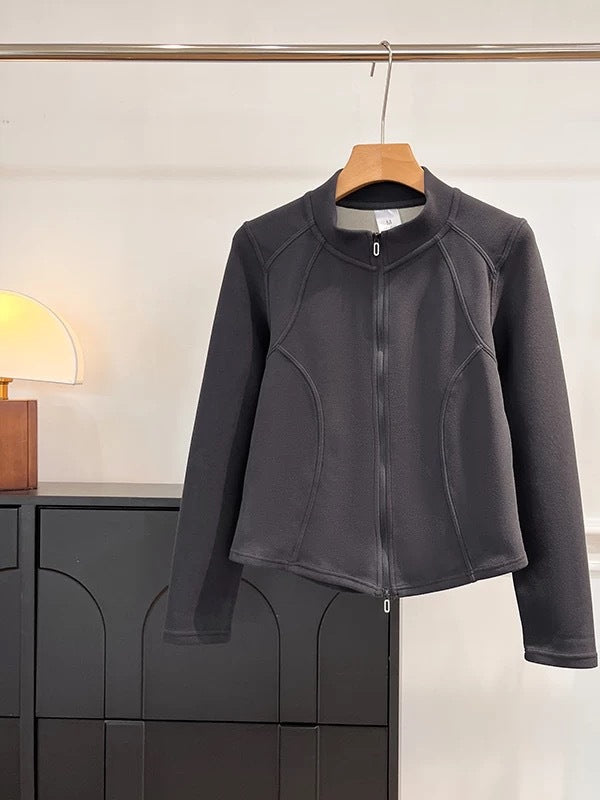 Damen Übergangsjacke mit hochschließendem Kragen und praktischen Innentaschen Drune