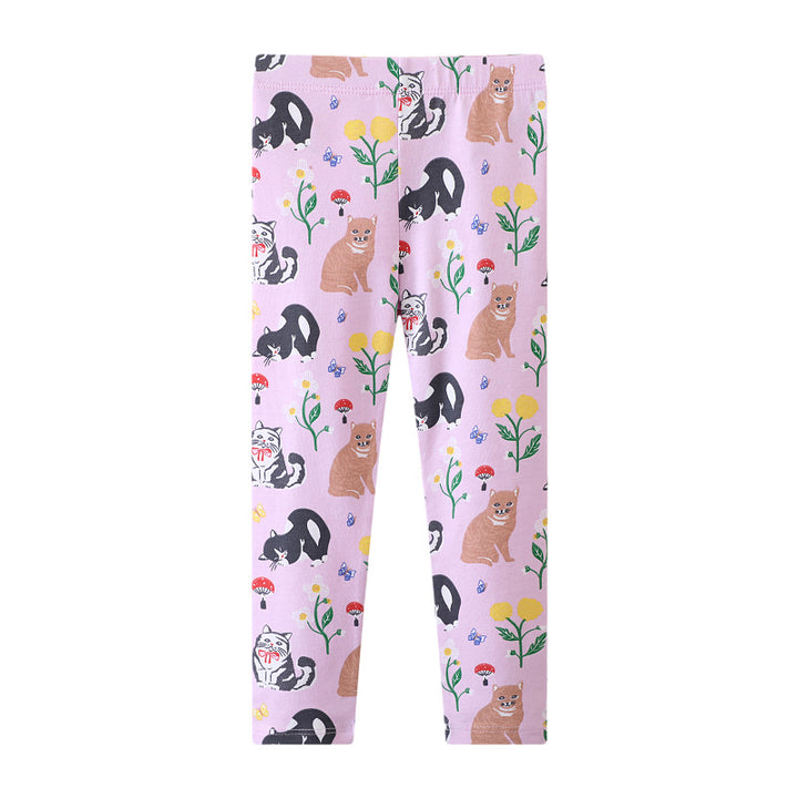 Kinder Leggings mit tierischem Motiv Drune