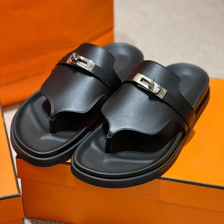Damen elegante Zehentrenner-Sandalen mit luxuriösem Riemendesign und Komfortfußbett Drune