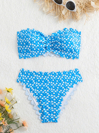 Damen Bikini-Set mit floralem Muster Drune