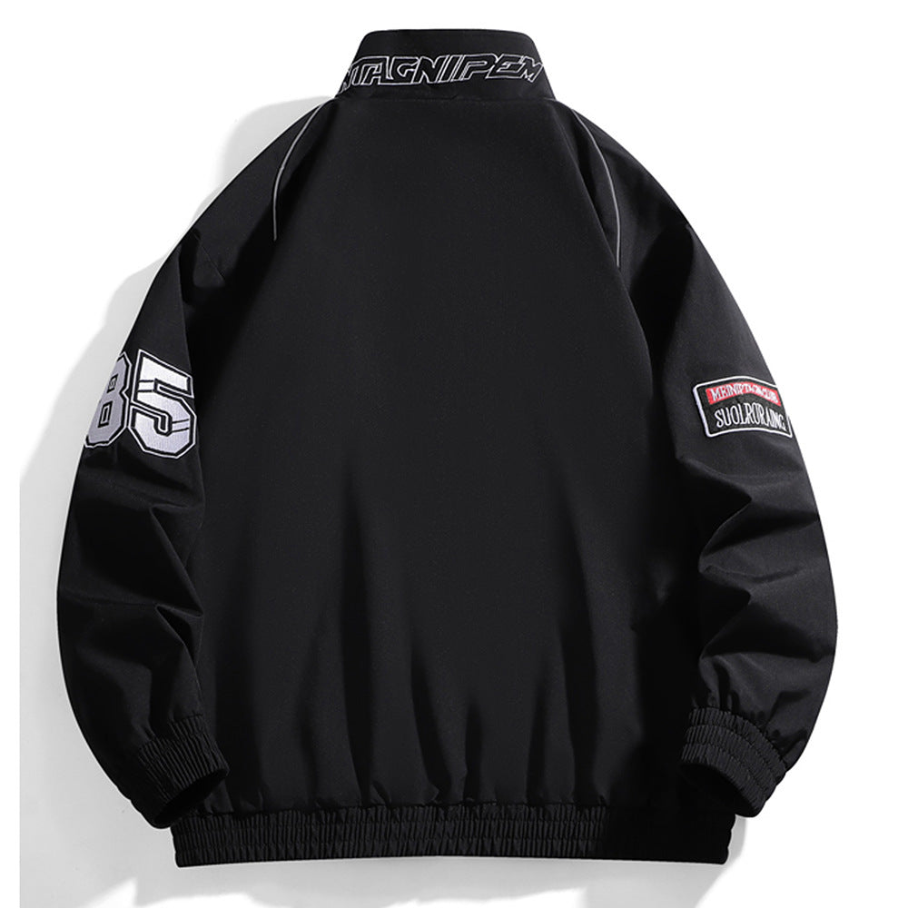 Herren Freizeitjacke mit hohem Kragen Drune