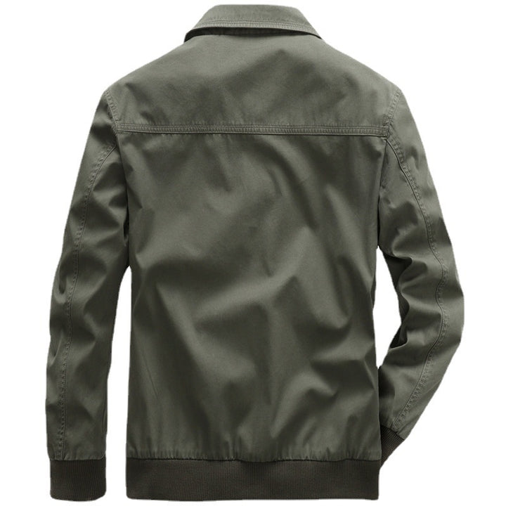 Herren Leichter Canvas‑Blouson mit gesteppter Innenfütterung und elastischem Rippbund Drune