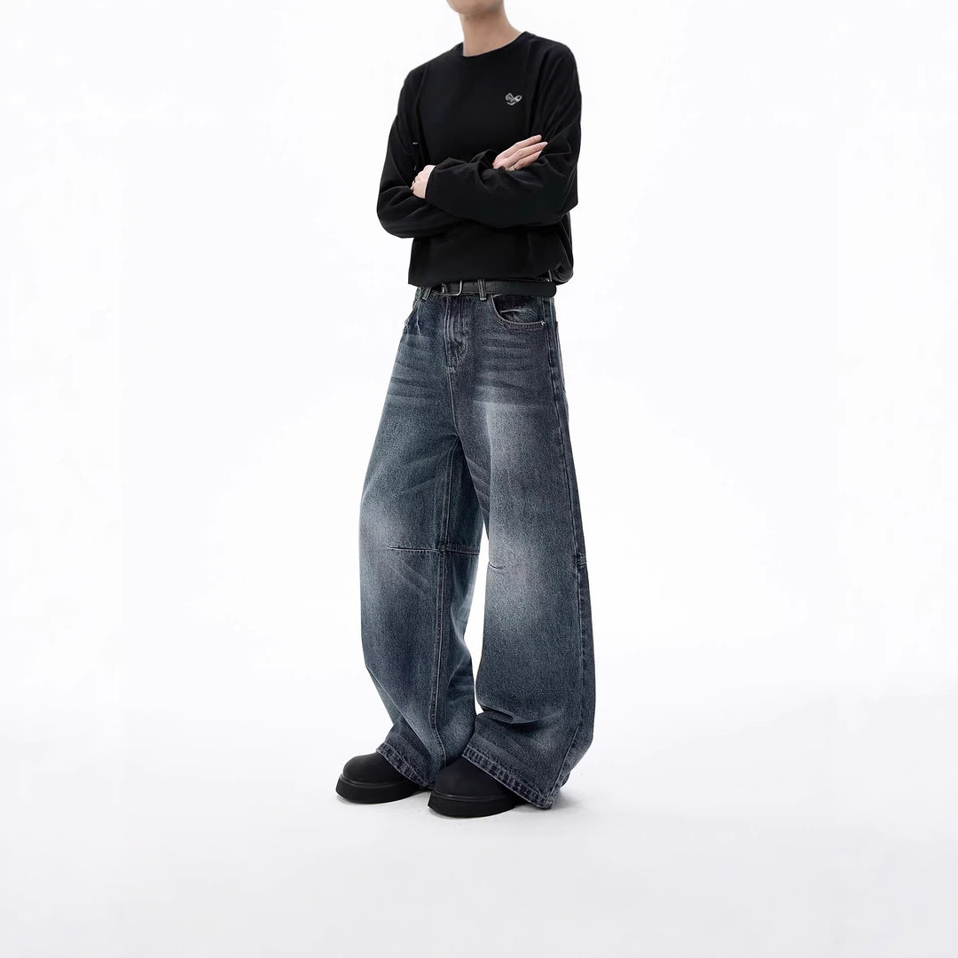 Unisex Trendige Weitgeschnittene Jeans Drune