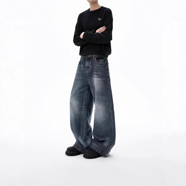 Unisex Trendige Weitgeschnittene Jeans Drune