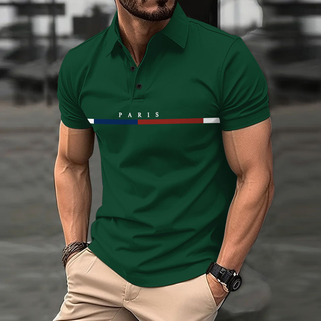 Herren Freizeit Polo Shirt Drune