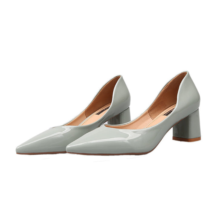 Damen Elegante und zeitlose Absatzschuhe mit blockförmigem Absatz Drune