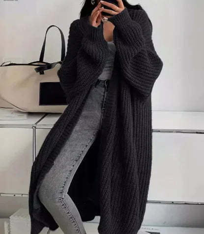 Damen Strickmantel im Oversized-Stil Drune