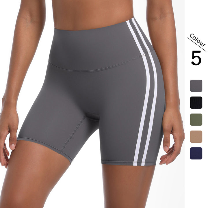 Damen Sportliche Shorts mit hohem Bund und strategischen Einsätzen für aktiven Komfort Drune