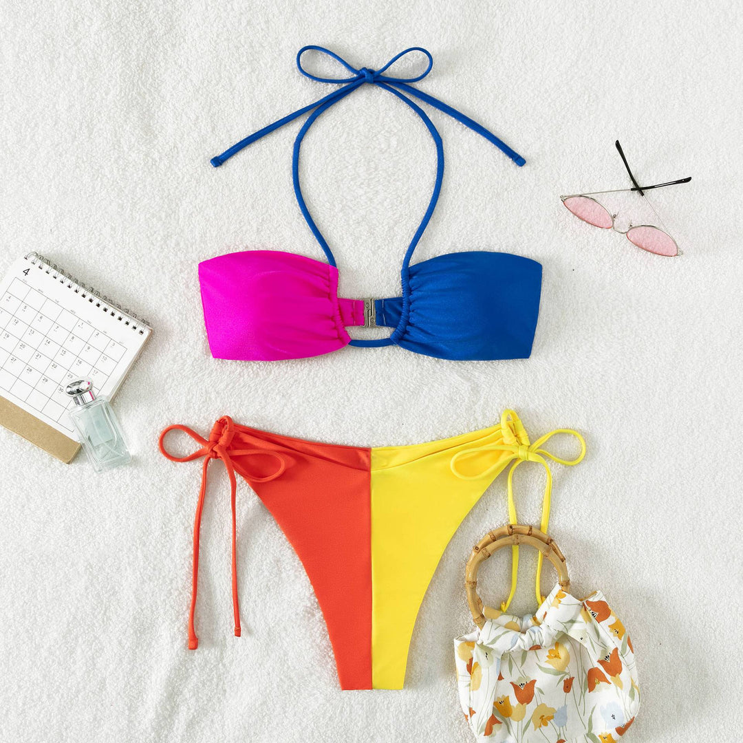 Damen Triangel-Bikini mit verstellbaren Seitenbändern und innovativem Schnitt Drune