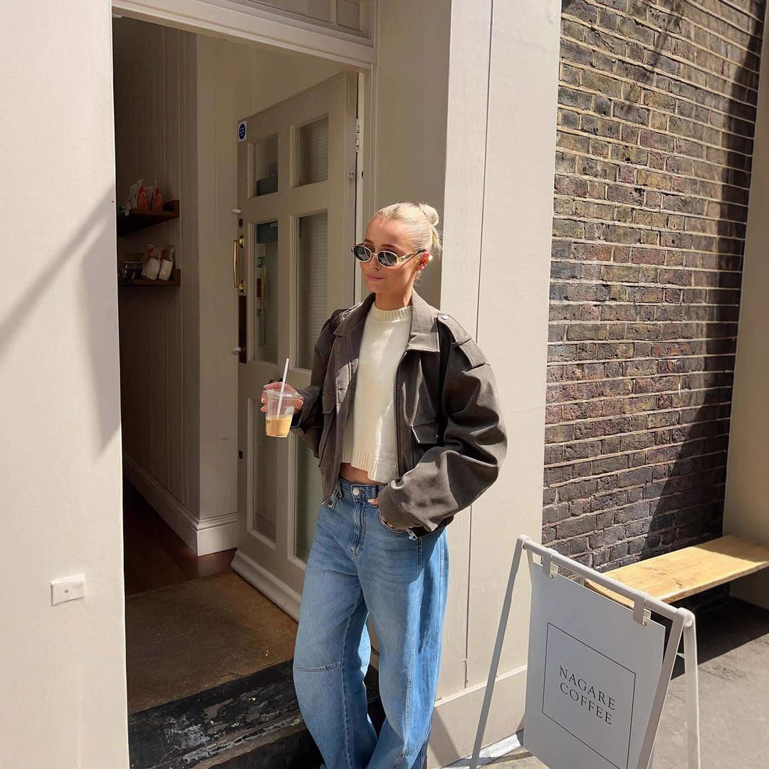 Damen Utility-Jacke mit praktischen Taschen und modernem Schnitt Drune