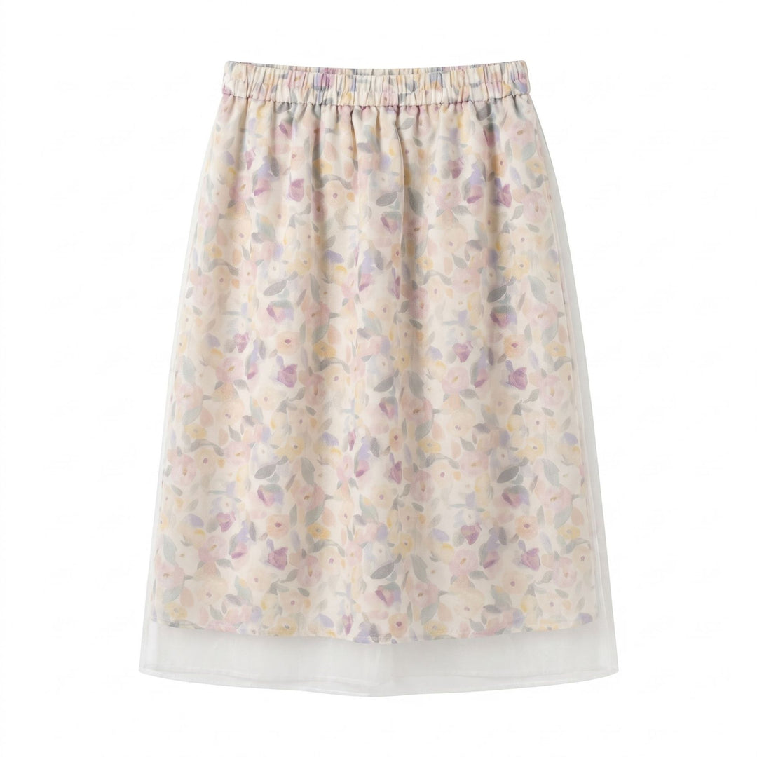 Damen Eleganter Blütenrock Drune