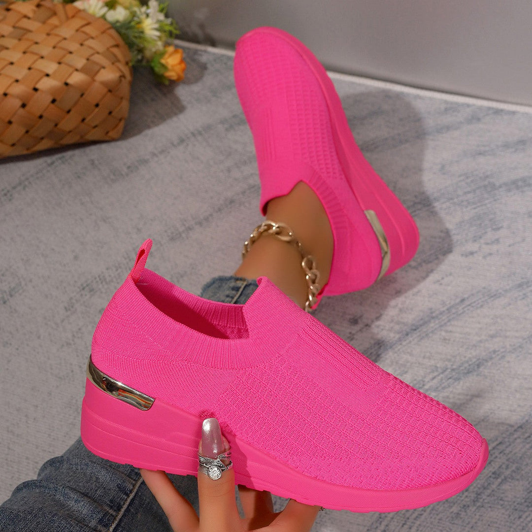 Damen Sneakers mit rutschfester Sohle und modischem Leopardenmuster Drune