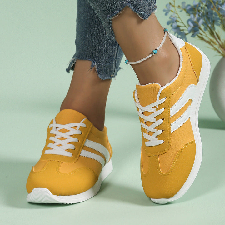 Damen Freizeit-Sneaker mit atmungsaktivem Obermaterial und bequemer Dämpfung Drune