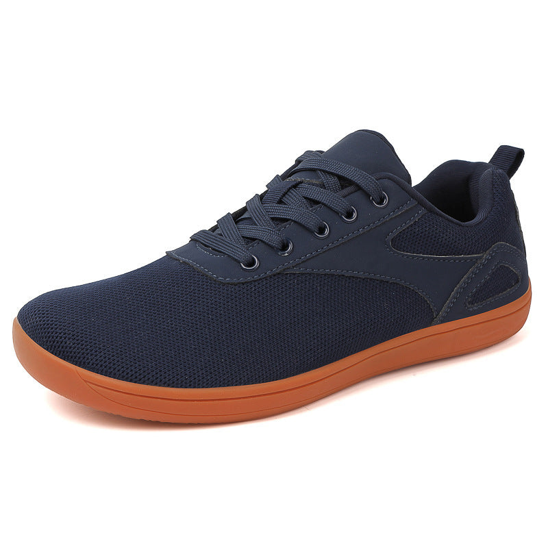 Unisex atmungsaktive Strick-Freizeit-Sneaker mit gepolstertem Fersenkragen und flexibler EVA-Laufsohle Drune