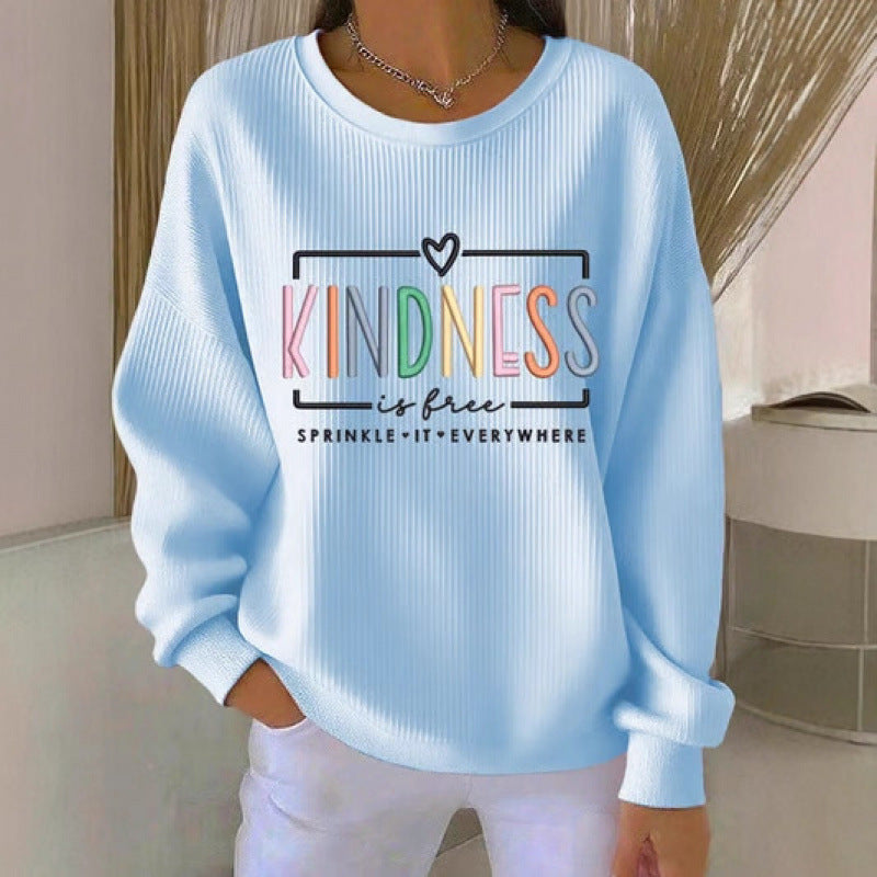 Damen Gemütlicher Sweatpullover mit einzigartigem Design Drune