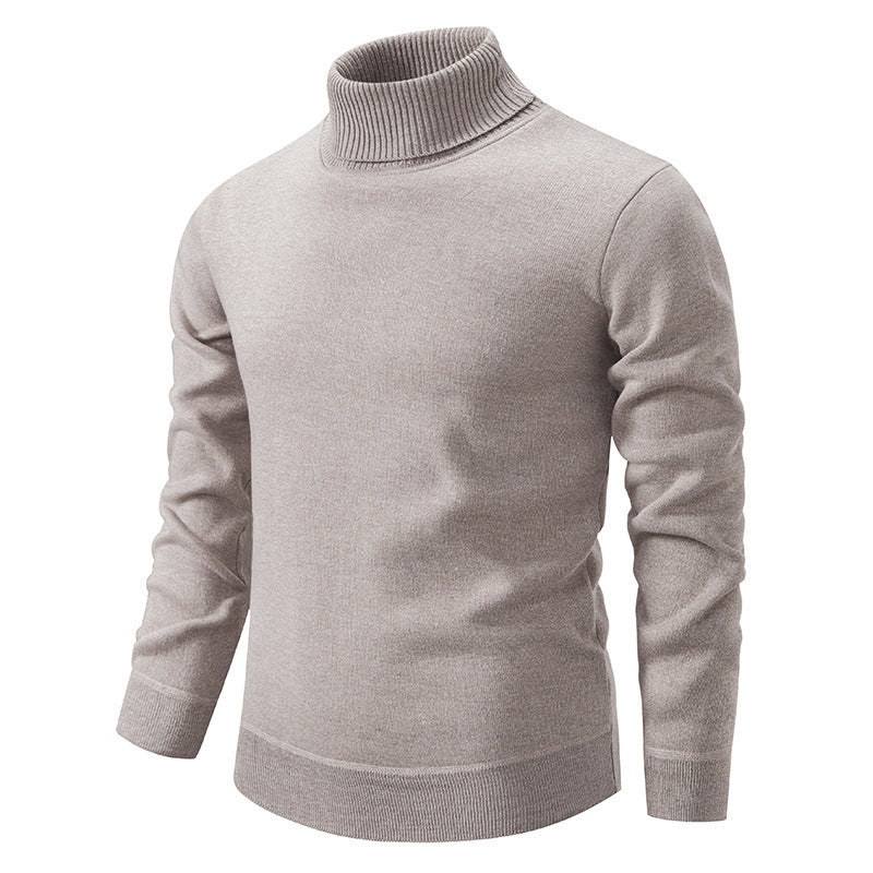 Herren schicker Rollkragenpullover aus hochwertiger Baumwolle Drune