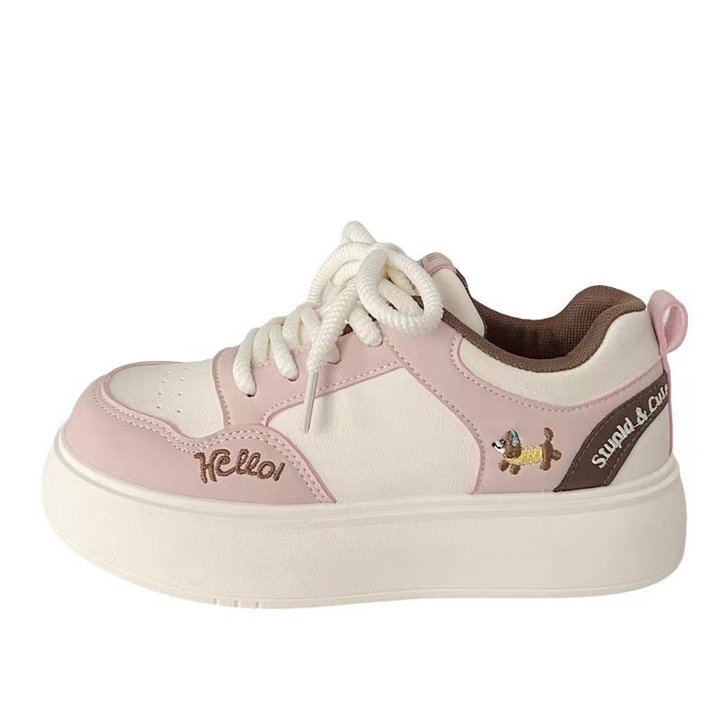 Damen Trend-Sneaker mit verspieltem Tiermotiv und federnder Sohle Drune