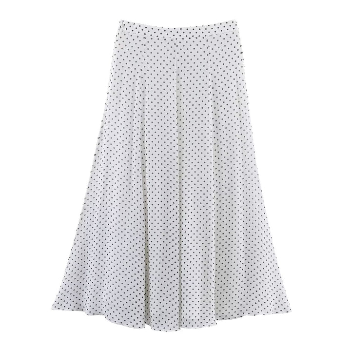 Damen Maxirock mit elegantem Pünktchenmuster und fließendem Schnitt Drune