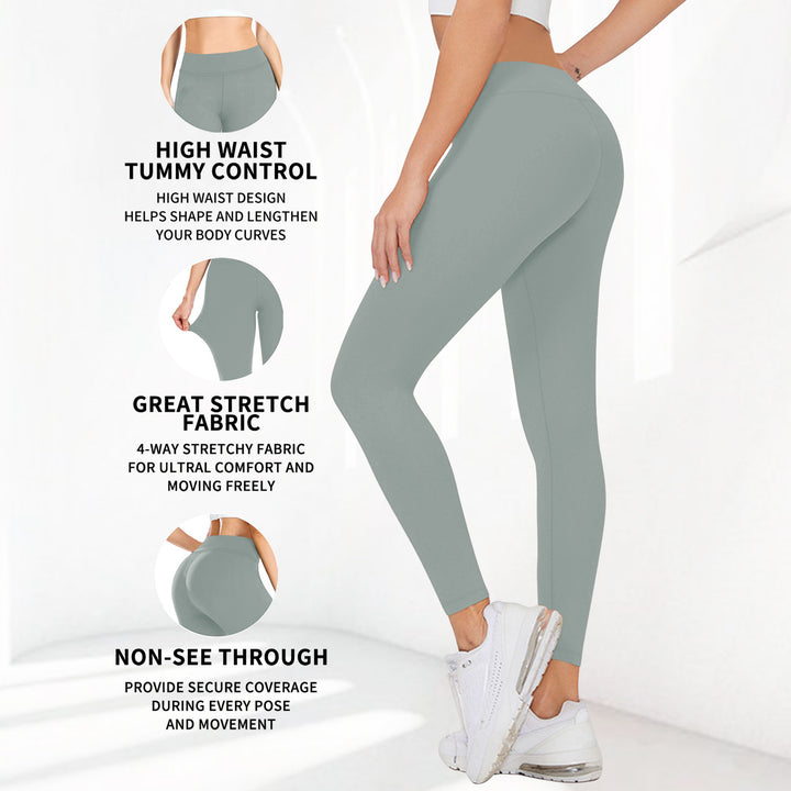 Damen Sportleggins mit hohem Bund und formendem Effekt Drune