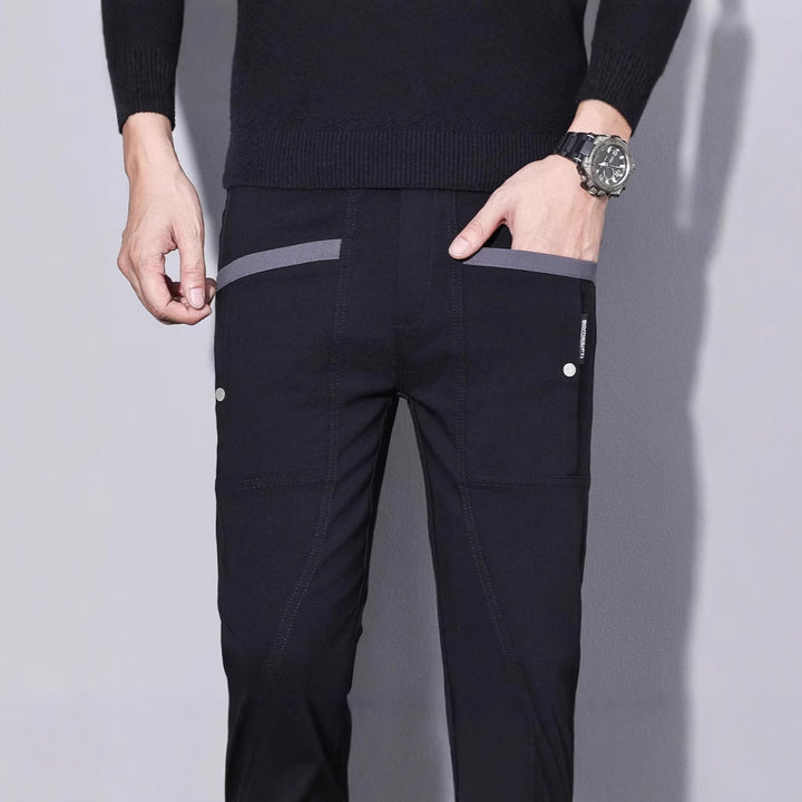 Herren Modische Cargo-Hose mit seitlichen Taschen Drune