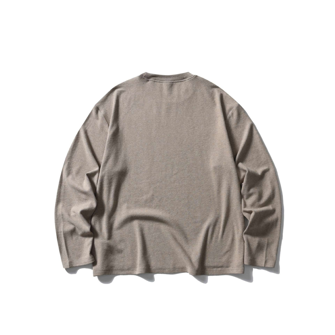 Unisex Oversize Rundhals-Sweatshirt mit Raglannähten und feiner Waffelstruktur Drune