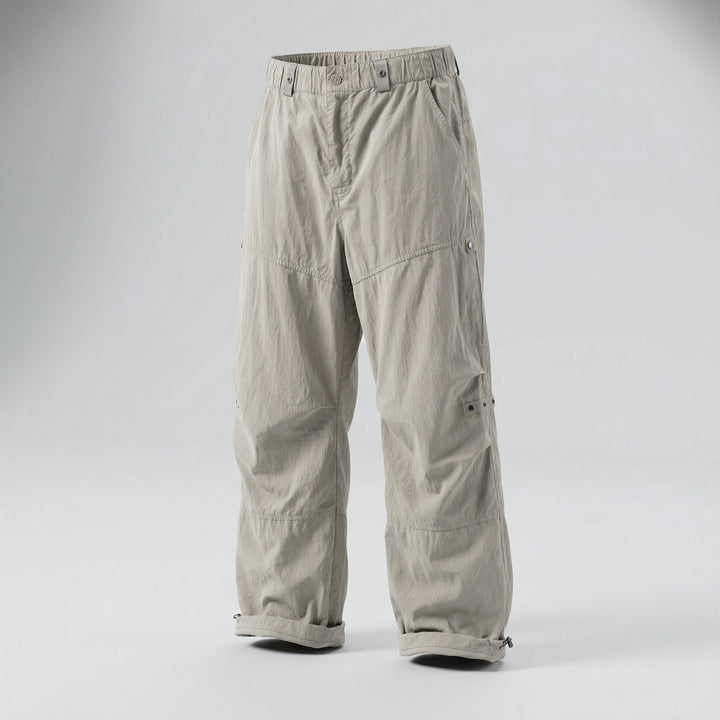 Herren Leichte Reise-Cargo-Hose mit elastischem Bund und verstellbarem Beinabschluss Drune