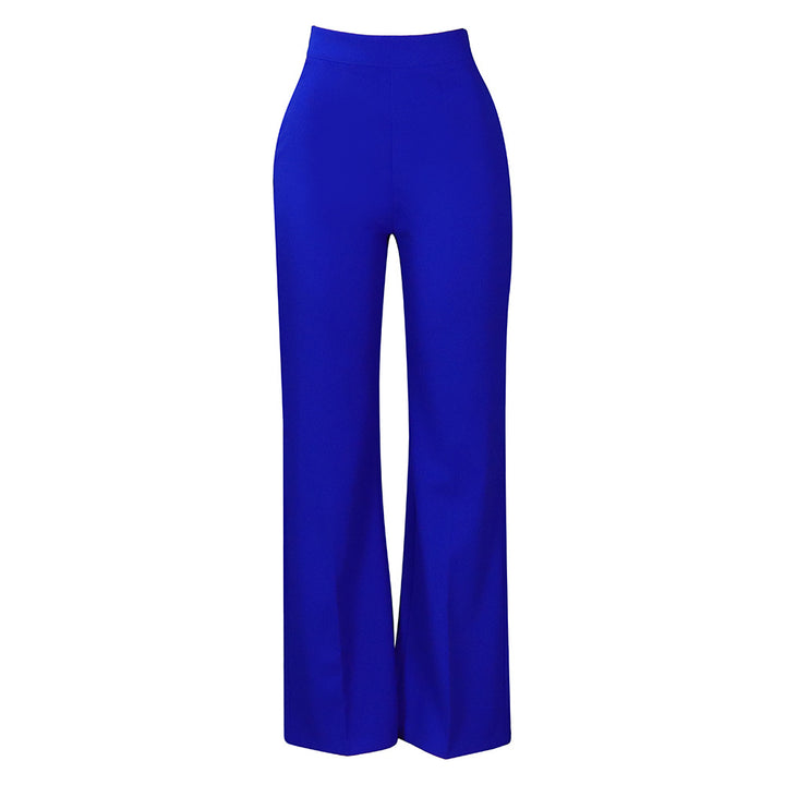 Damen Elegante und figurbetonte High-Waist-Hosen Drune