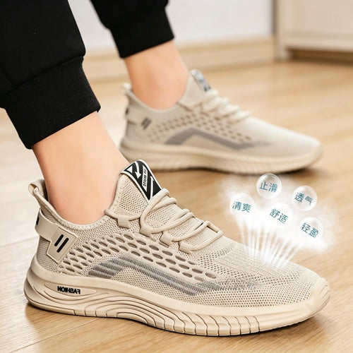 Herren Atmungsaktive Sneakers mit flexiblem Mesh-Design Drune