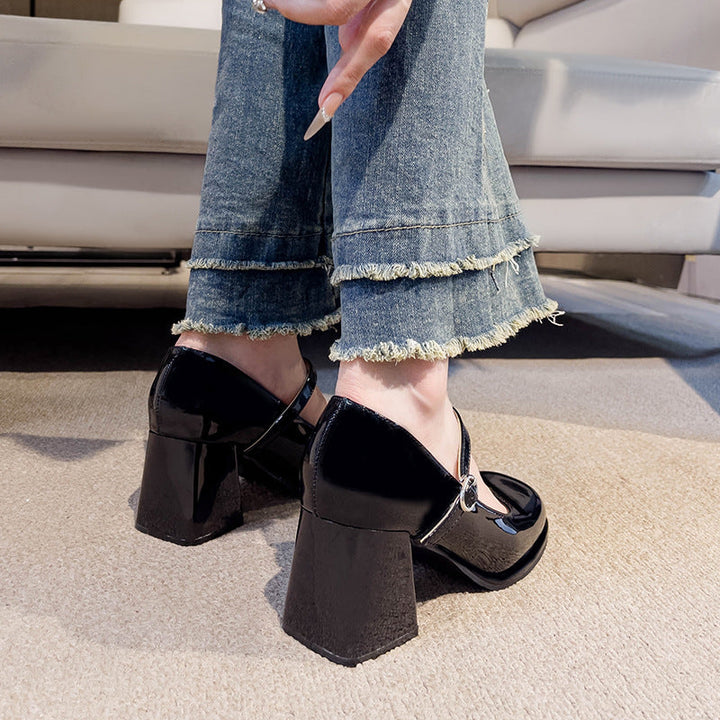 Drune | Stilvolle Wasserdichte Mary Jane Pumps