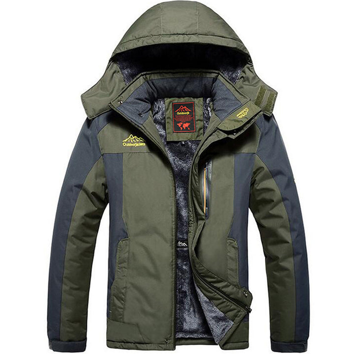 Herren Technische Outdoorjacke mit hochfunktionalem Kapuzendesign Drune