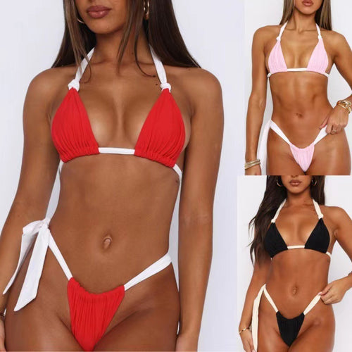Damen Triangel-Bikini mit feinen Rüschendetails Drune