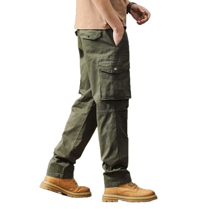 Herren Technische Cargohose mit geradem Schnitt, verstärkten Knien & Mehrfachtaschen Drune