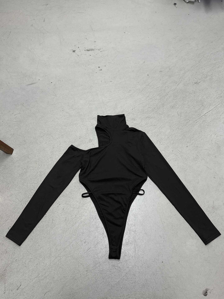 Damen Cut-Out Langarmbody Drune