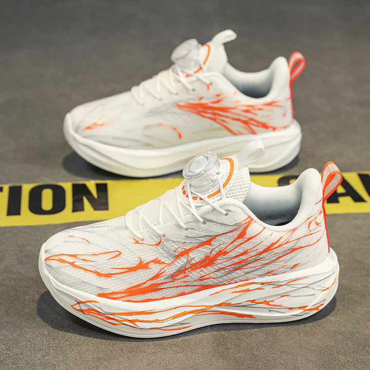Unisex auffällige Plateau-Sneaker mit Schnelljustier-System und skulpturierter Wellenlaufsohle Drune