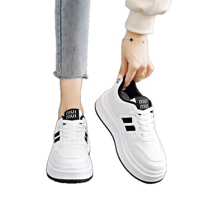 Damen Sportliche Sneakers mit doppelter Dämpfung und atmungsaktiver Mesh-Oberfläche Drune