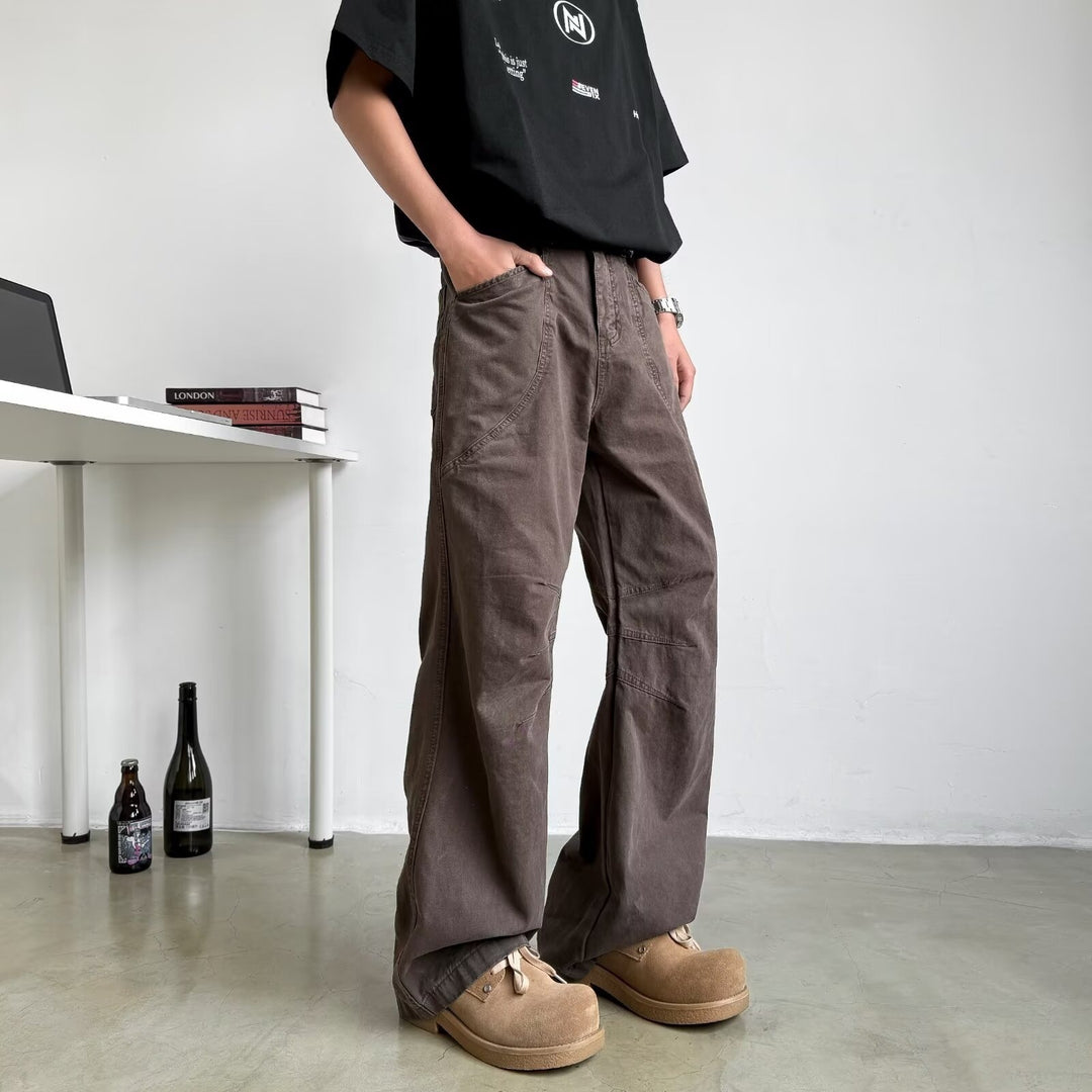 Herren Lässige und bequeme weite Cargo-Hose Drune