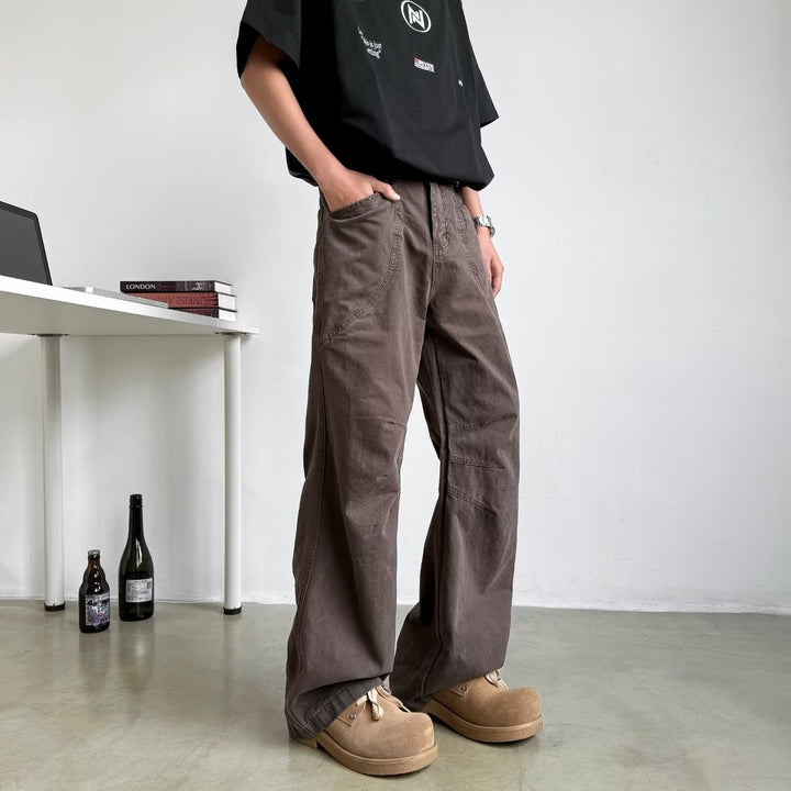 Herren Lässige und bequeme weite Cargo-Hose Drune