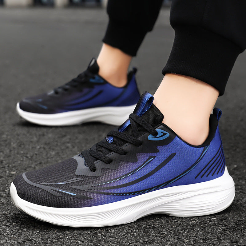Herren Laufschuhe mit atmungsaktiver Mesh-Oberfläche und stoßdämpfender Sohle Drune