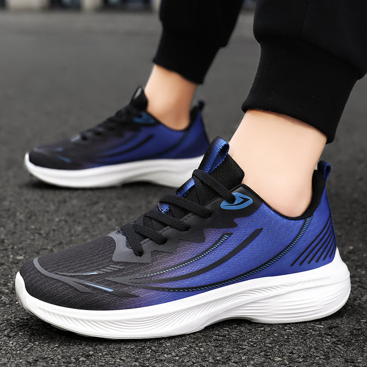 Herren Laufschuhe mit atmungsaktiver Mesh-Oberfläche und stoßdämpfender Sohle Drune