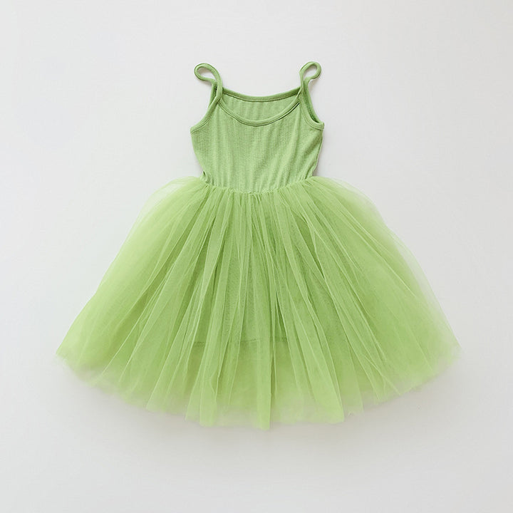 Mädchen Tüll Skater Tanzkleid Drune