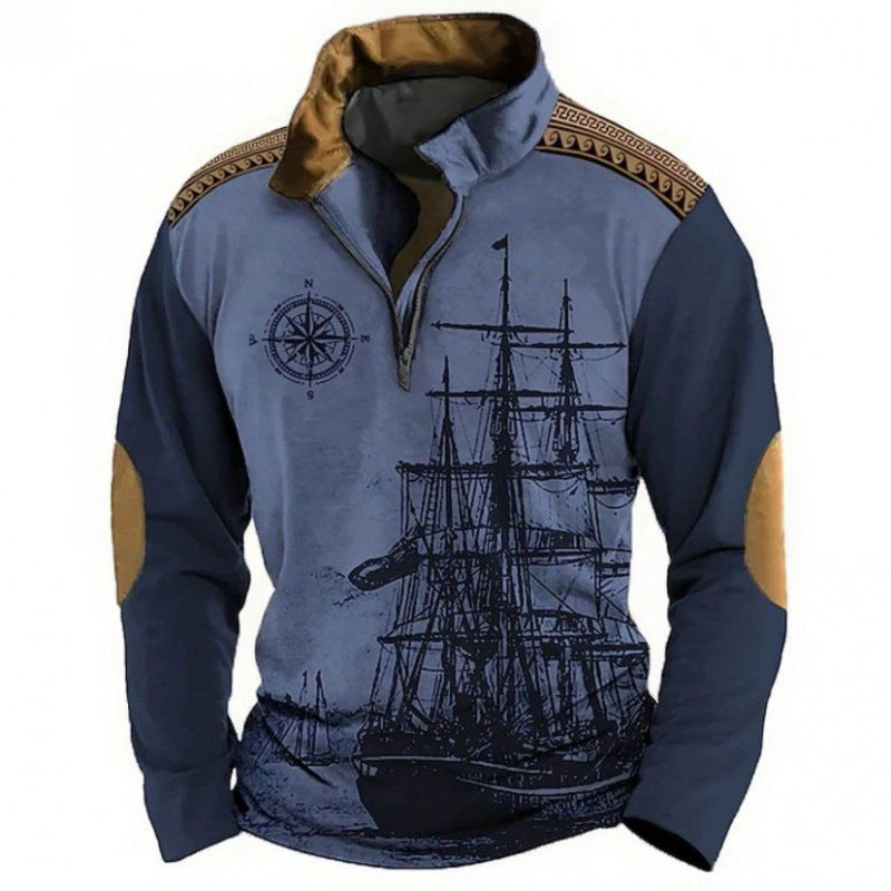 Herren attraktiver Freizeitpullover Drune