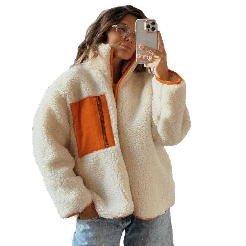 Damen Fleecejacke mit hohem Kragen und praktischem Reißverschluss Drune